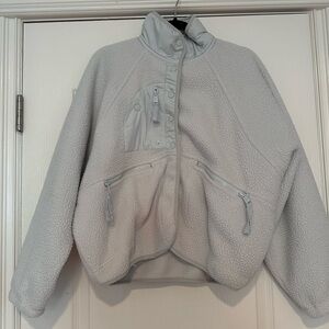 FREE PEOPLE MOVEMENT light blue fleece